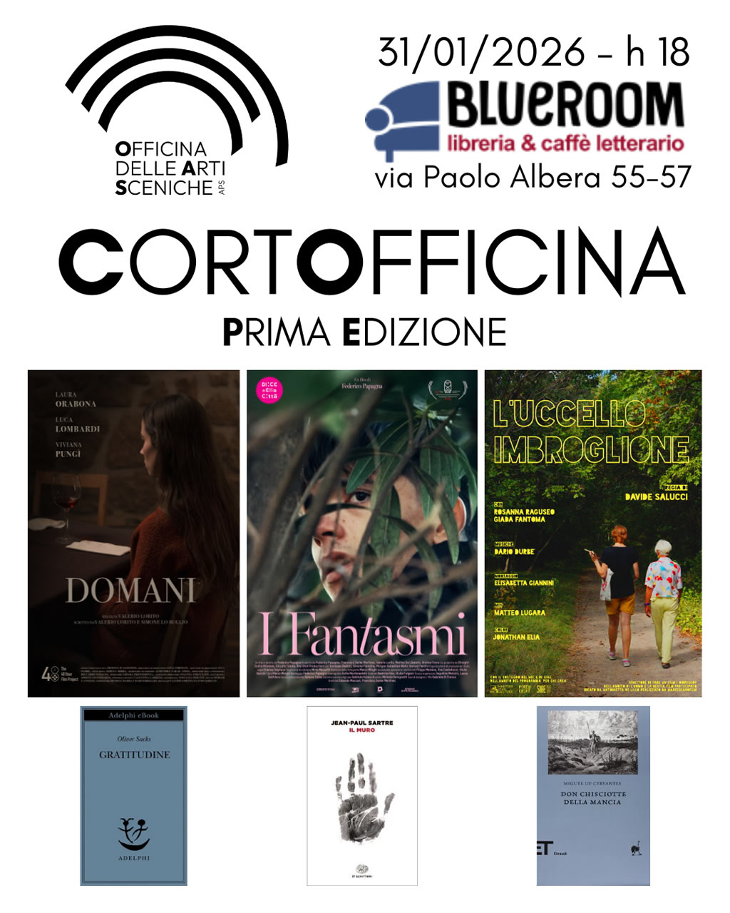 CortOfficina rassegna di cortometraggi