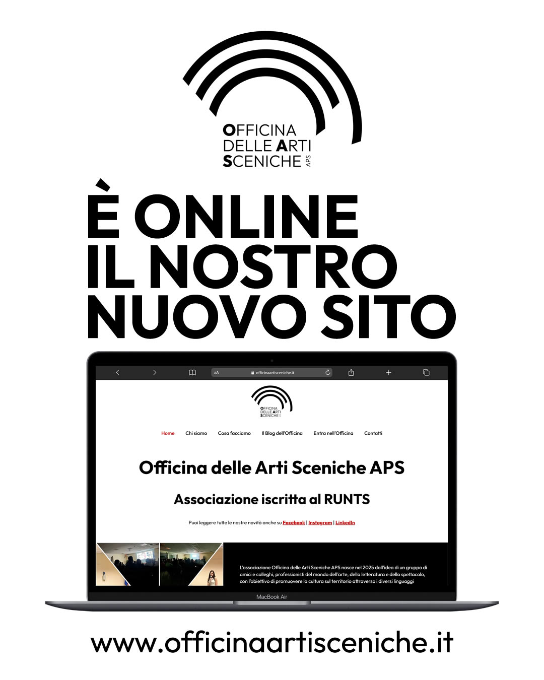 Siamo online con il nuovo sito web realizzato da DecadeWeb