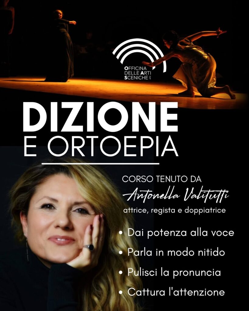 Corsi 2026/2027 Dizione e ortoepia